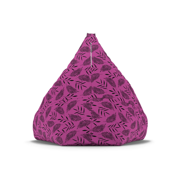 Tropic Blush – Pink & Black Bean Bag Chair Cover