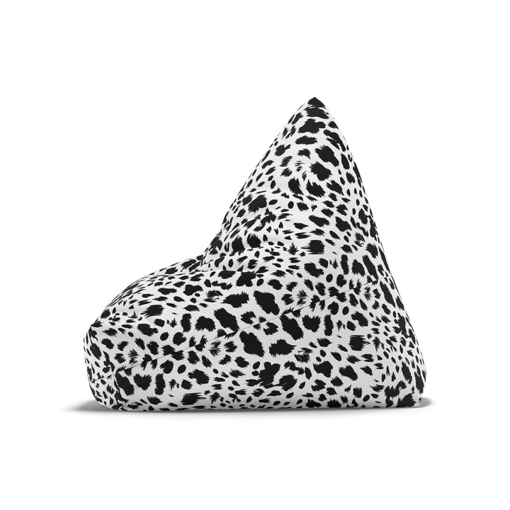 Noir Wild Leopard Bean Bag Cover