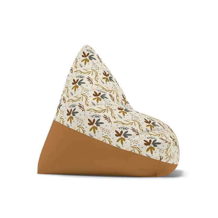Scandi Botanic Print Bean Bag Chair Cover