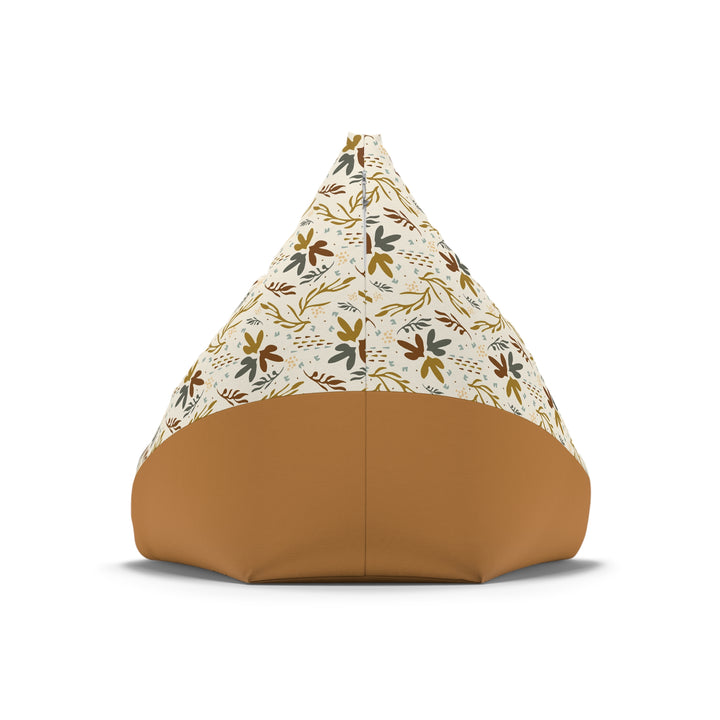 Scandi Botanic Print Bean Bag Chair Cover