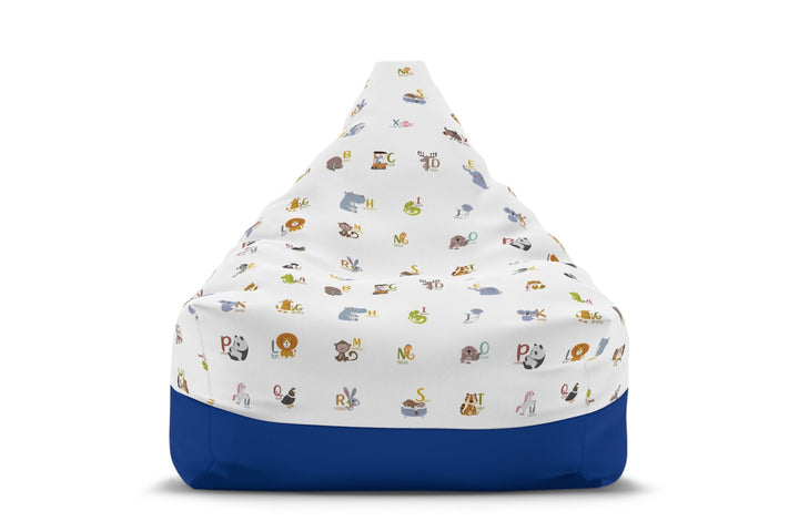 ABC Zoo Kids Bean Bag Cover, Blue