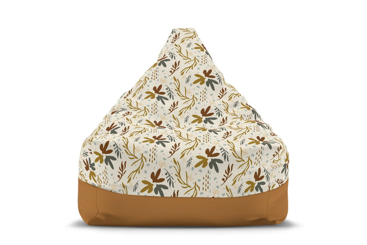 Scandi Botanic Print Bean Bag Chair Cover