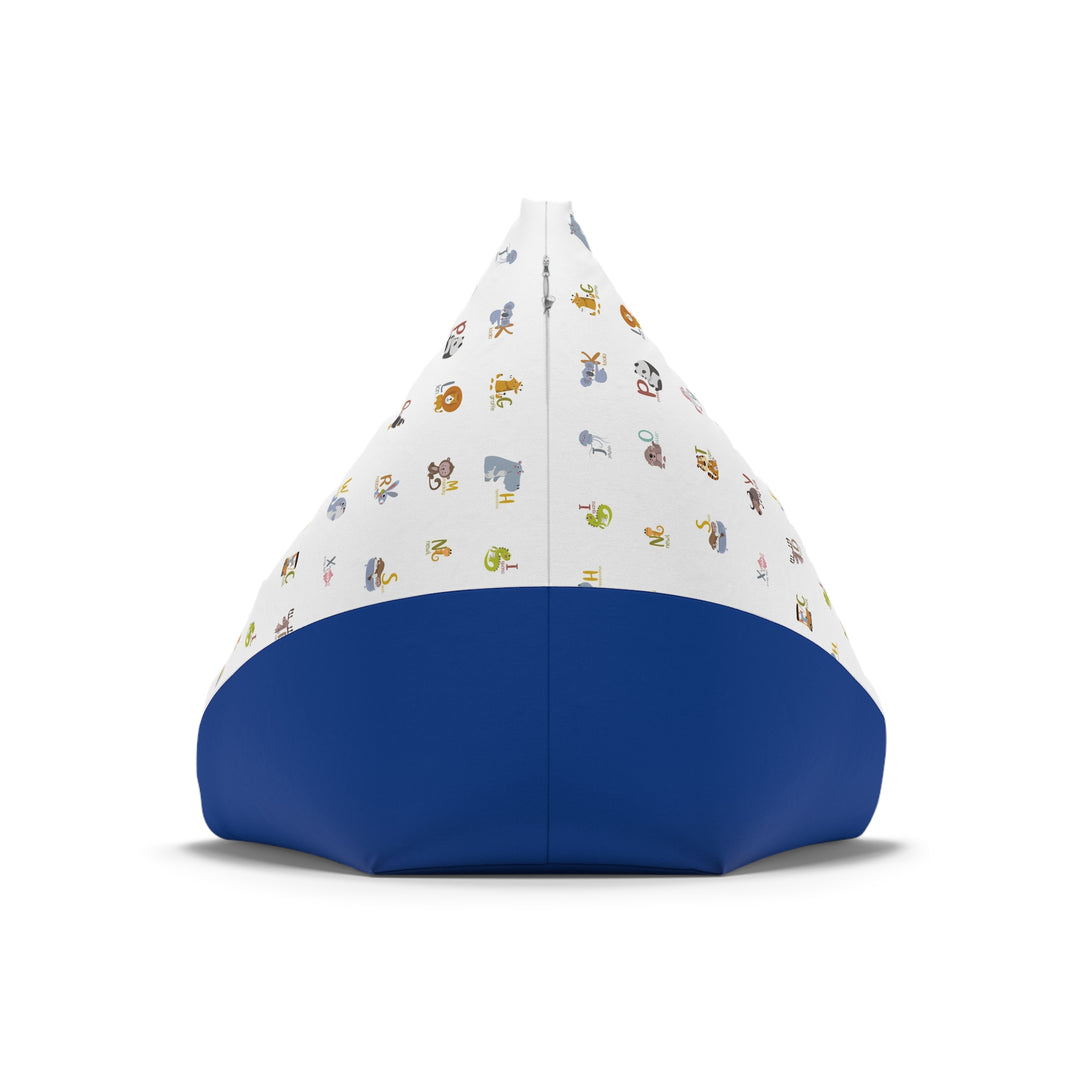 ABC Zoo Kids Bean Bag Cover, Blue