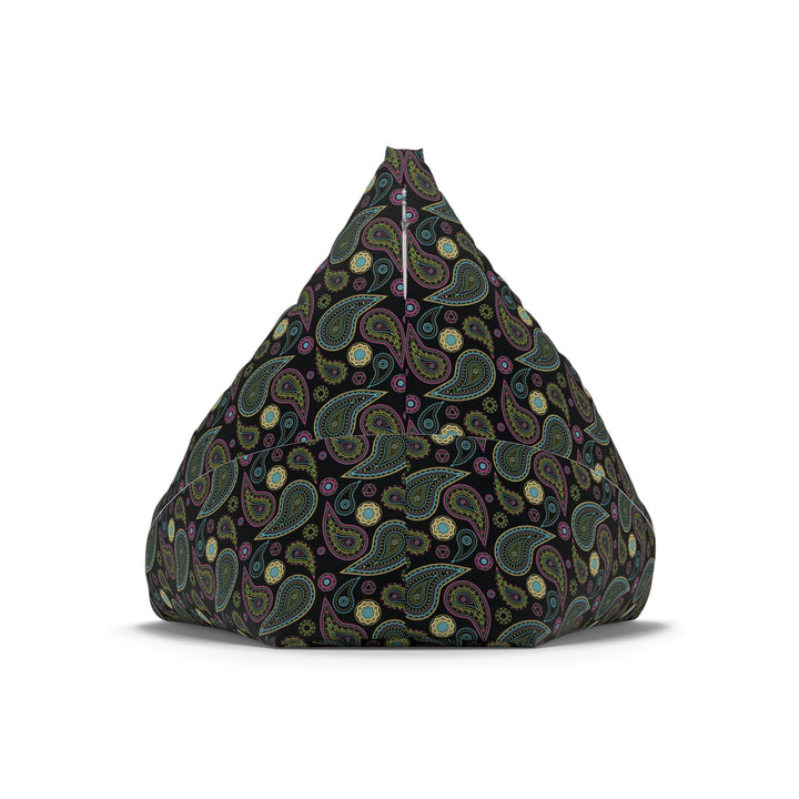 Boho Bloom - Midnight Paisley Bean Bag Chair Cover