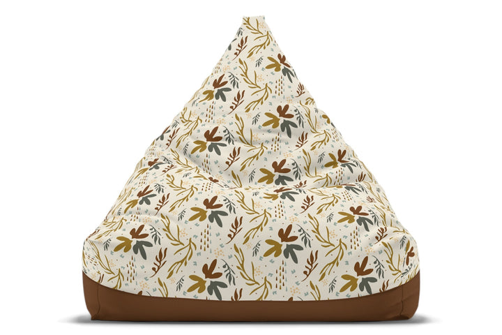 Scandi Botanic Print Bean Bag Chair Cover