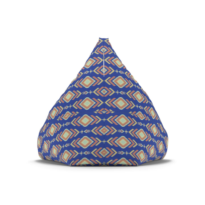 Indian Summer Blue Boho Bean Bag Cover