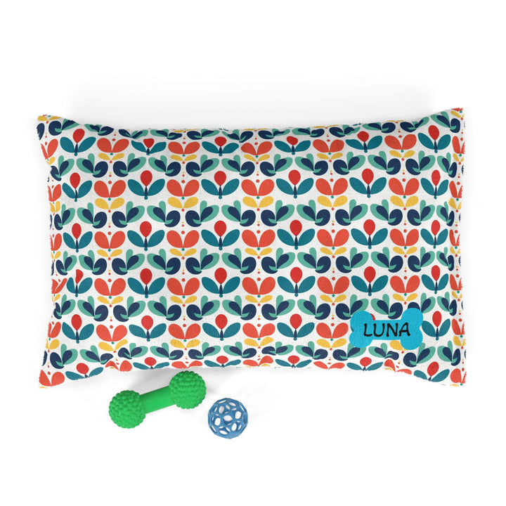 Nordic Bloom Dog Bed