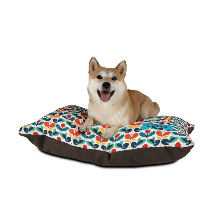 Nordic Bloom Dog Bed