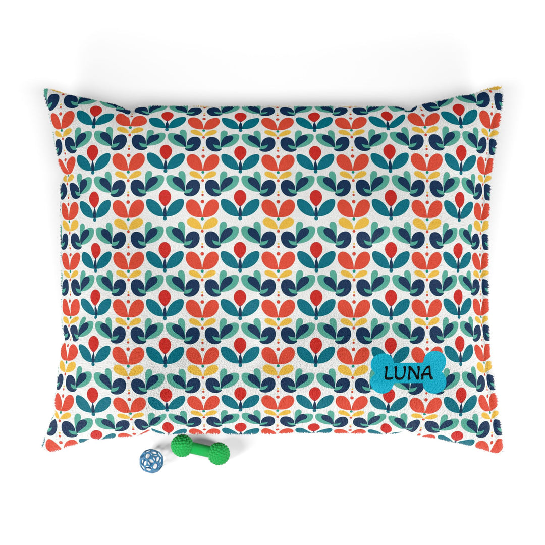 Nordic Bloom Dog Bed