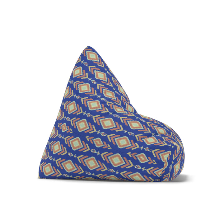 Indian Summer Blue Boho Bean Bag Cover