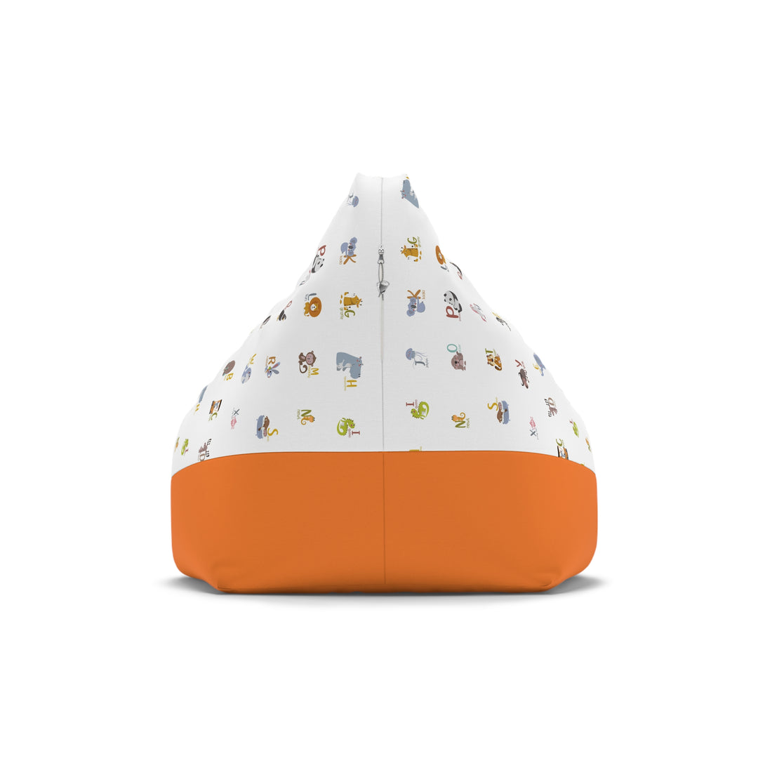 ABC Zoo Kids Bean Bag Cover, Orange