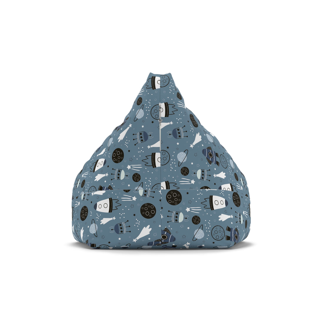 Space-Themed Kids Bean Bag Chair Cover