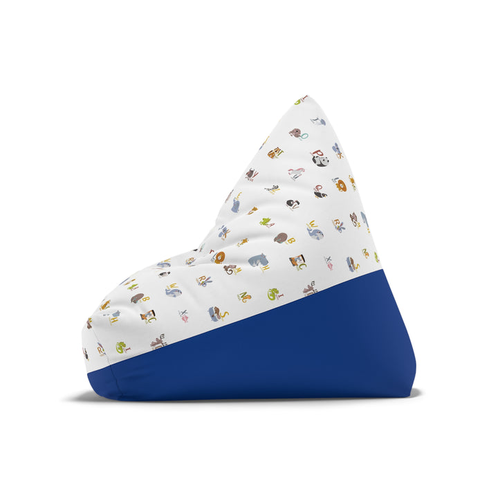 ABC Zoo Kids Bean Bag Cover, Blue