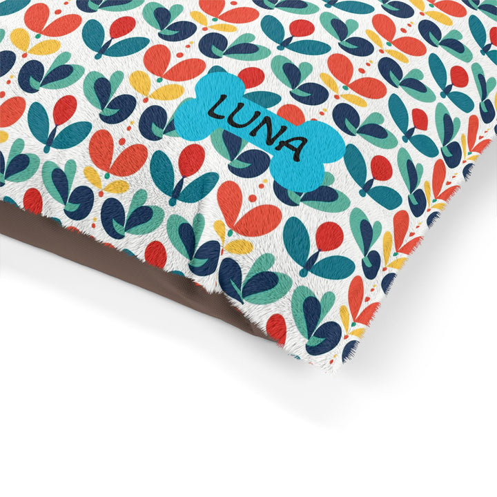Nordic Bloom Dog Bed