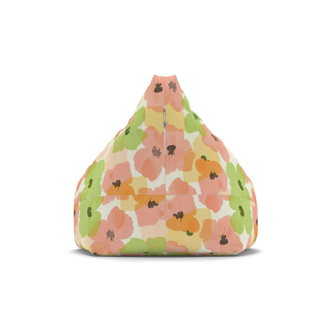 Boho Blossom Bean Bag Chair Cover, Large Pattern