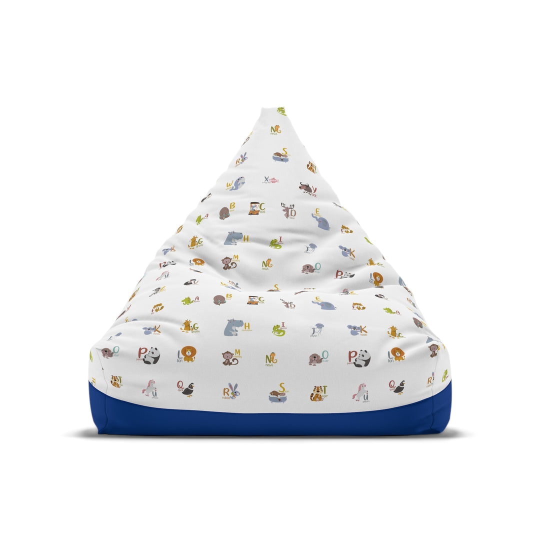 ABC Zoo Kids Bean Bag Cover, Blue