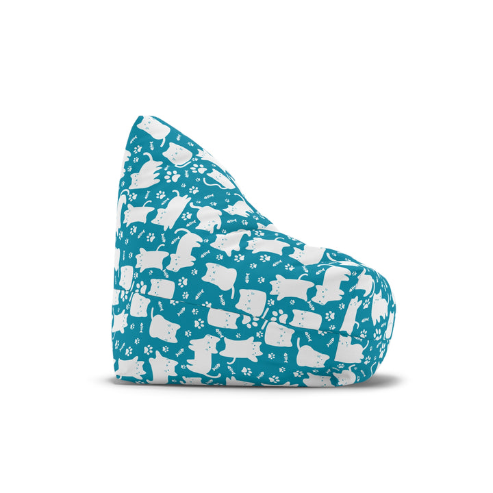 Paws & Pounce - Playful Cats, Teal