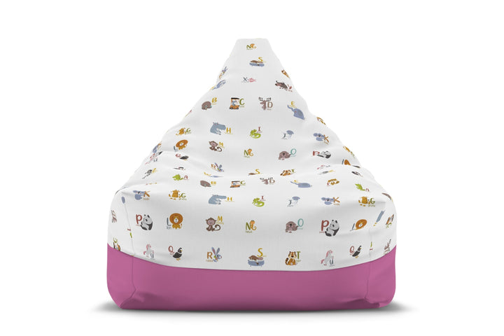 ABC Zoo Kids Bean Bag Cover, Pink