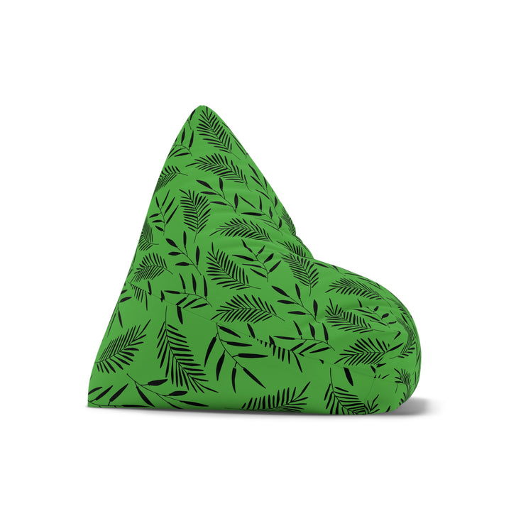 Botanic Zen – Green Leaf Print Bean Bag Cover