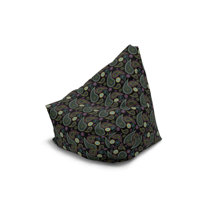 Boho Bloom - Midnight Paisley Bean Bag Chair Cover