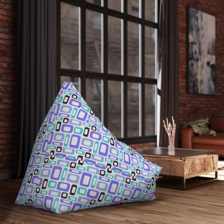 Retro Modular – Teal & Purple, White