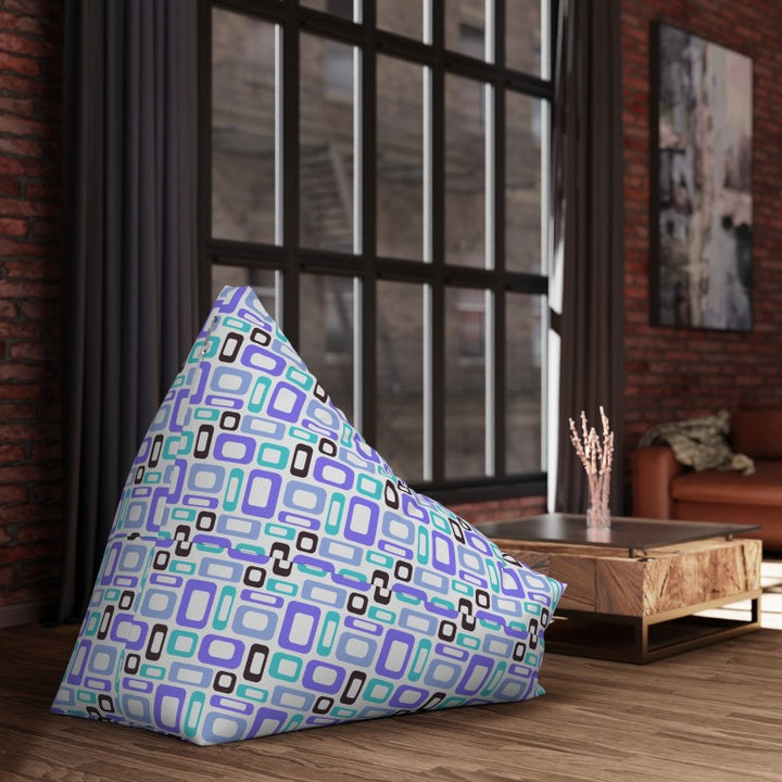 Retro Modular – Teal & Purple, White