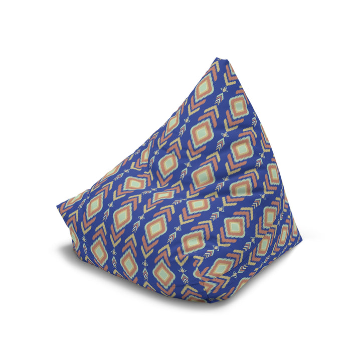 Indian Summer Blue Boho Bean Bag Cover