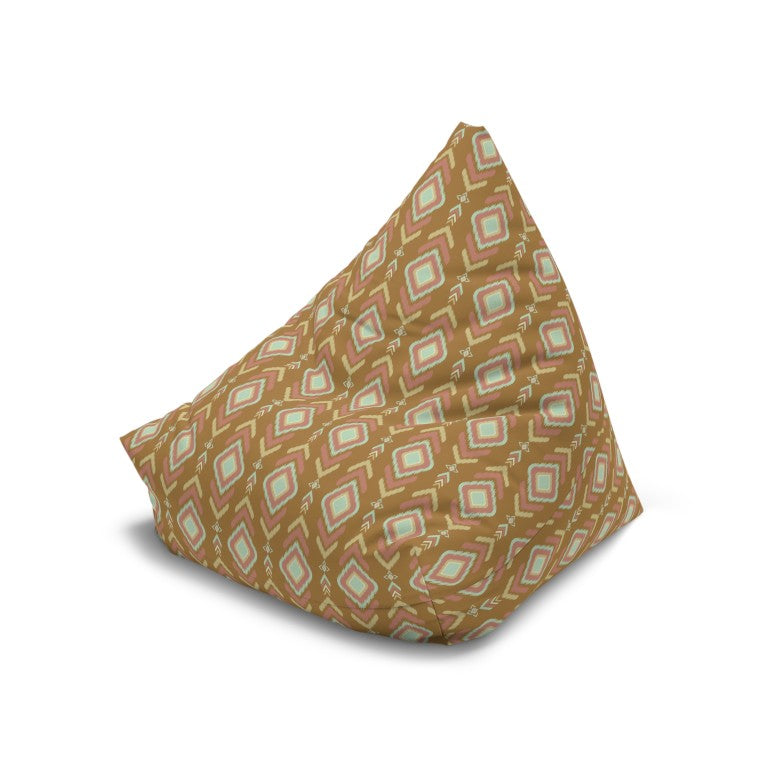 Indian Summer Beige Boho Bean Bag Cover