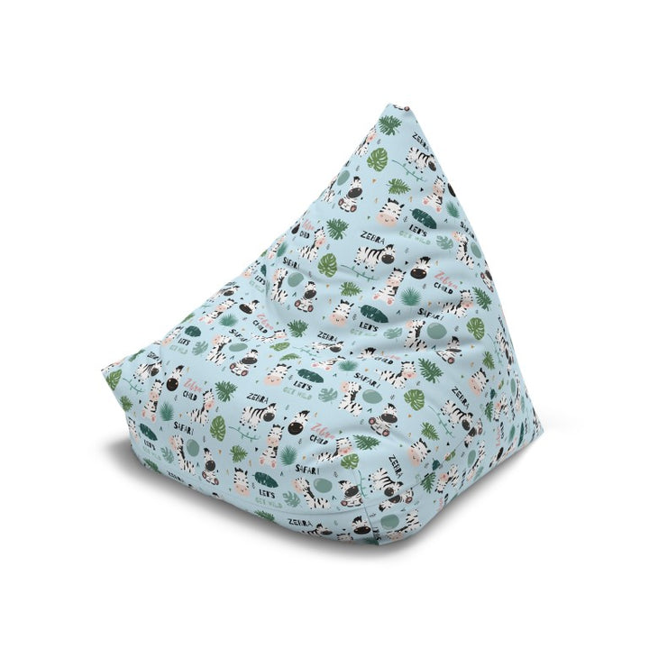 Zebra Smiles Bean Bag Cover