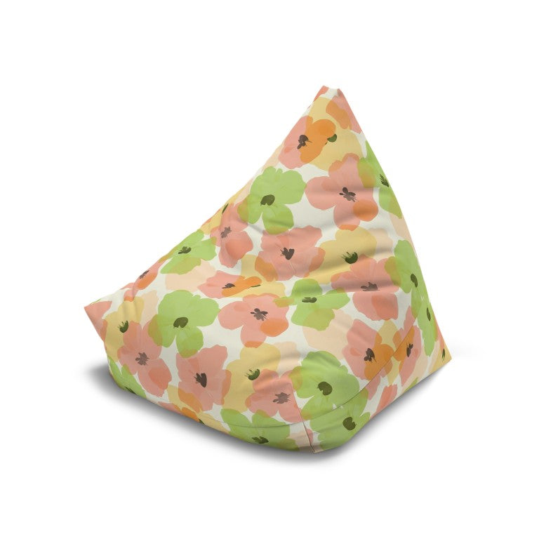 Boho Blossom Bean Bag Chair Cover, Large Pattern