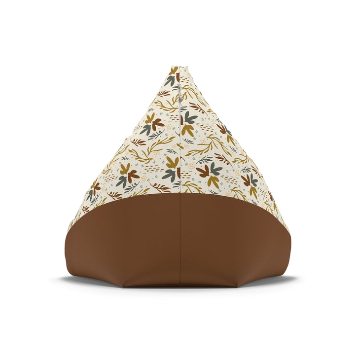 Scandi Botanic Print Bean Bag Chair Cover