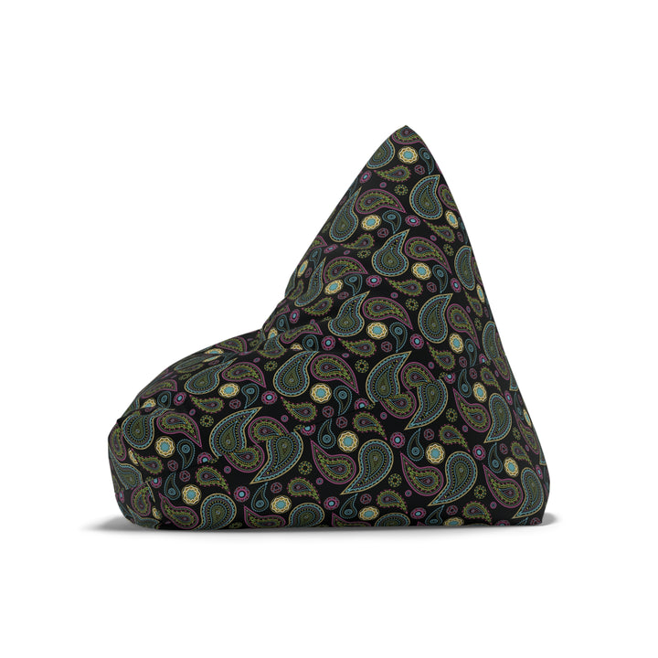 Boho Bloom - Midnight Paisley Bean Bag Chair Cover