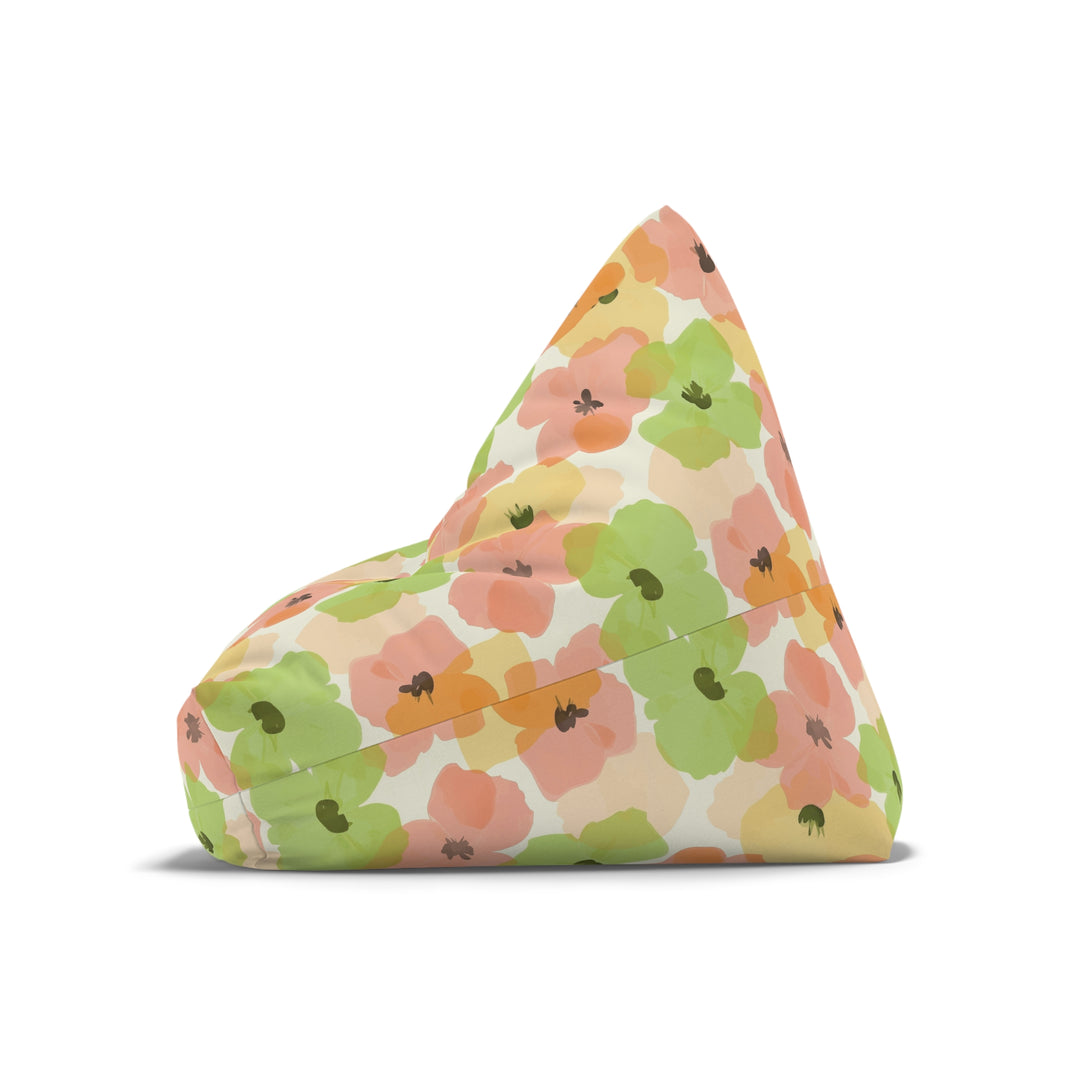 Boho Blossom Bean Bag Chair Cover, Large Pattern