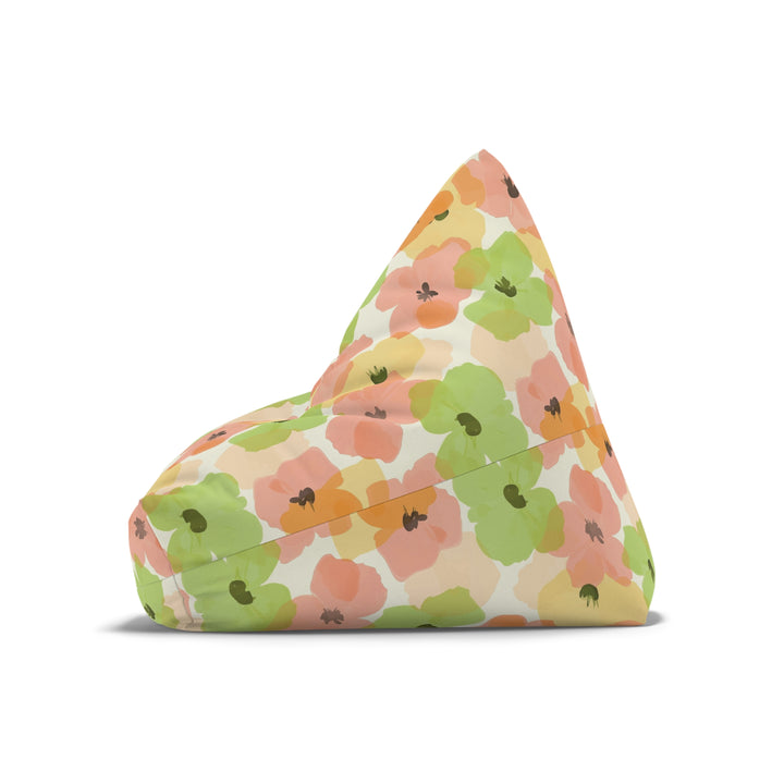 Boho Blossom Bean Bag Chair Cover, Large Pattern