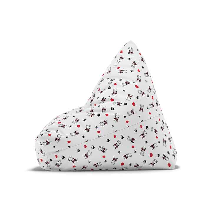 Bulldog Love Bean Bag Chair Cover