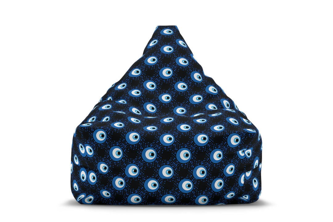 Mystic Gaze-Protective Evil Eye Black Bean Bag Cover