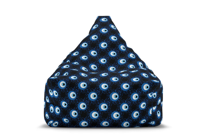 Mystic Gaze-Protective Evil Eye Black Bean Bag Cover