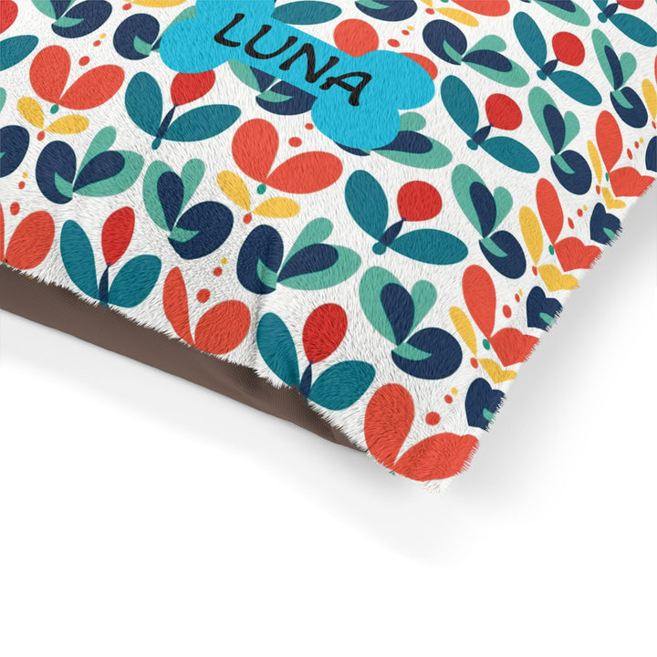 Nordic Bloom Dog Bed