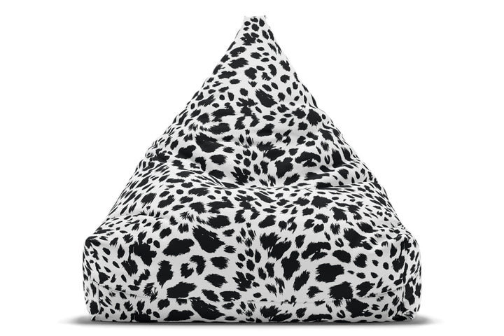 Noir Wild Leopard Bean Bag Cover