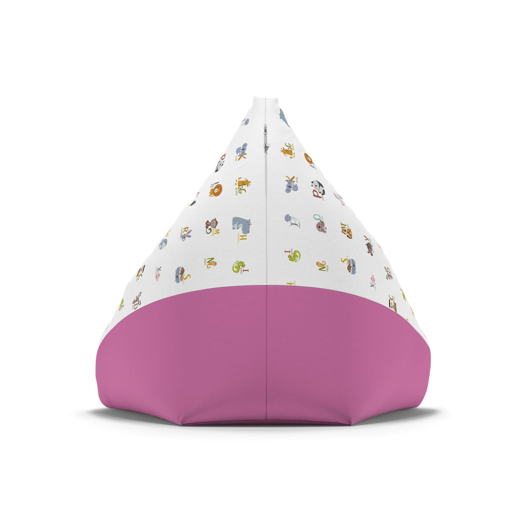 ABC Zoo Kids Bean Bag Cover, Pink