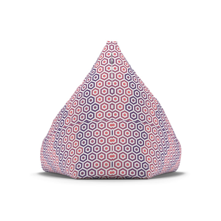Sugar Plum Hex - Retro Boho Bean Bag Cover, S