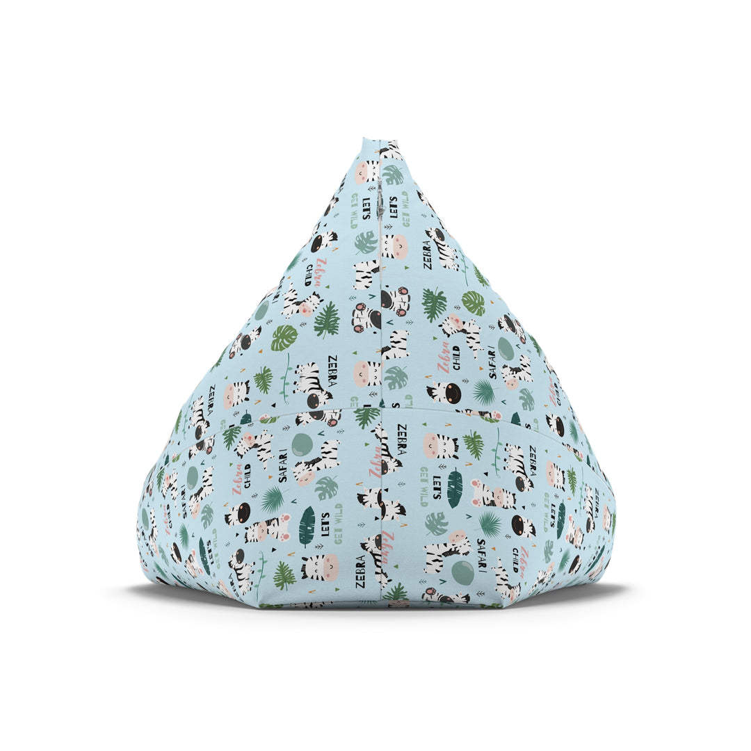 Zebra Smiles Bean Bag Cover