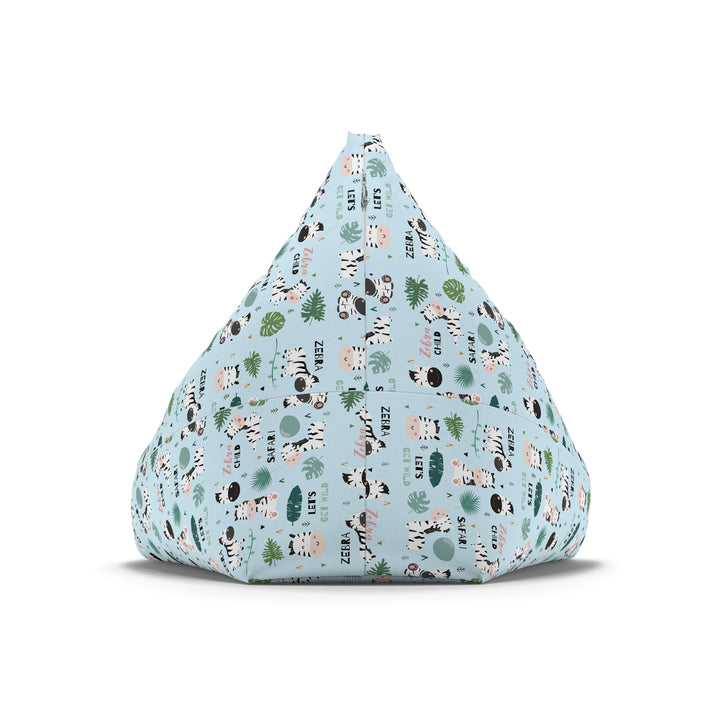 Zebra Smiles Bean Bag Cover