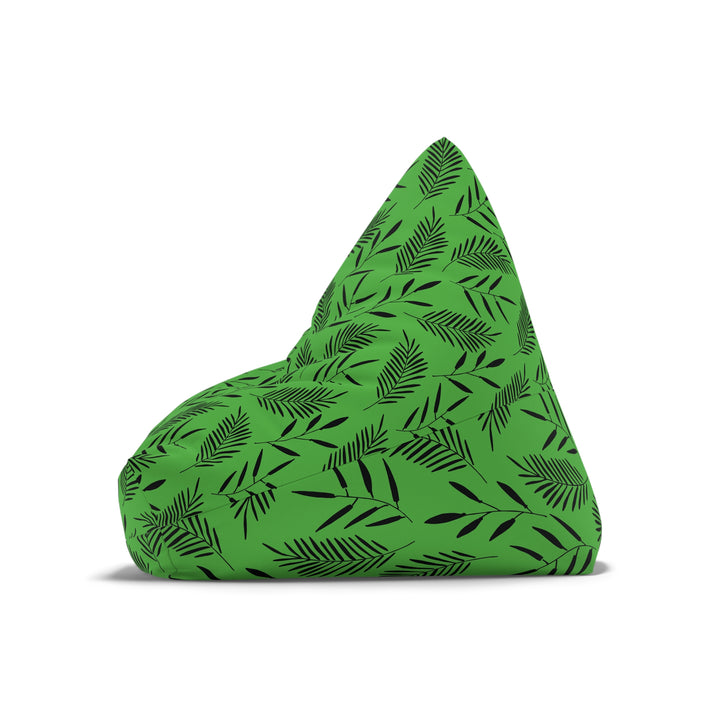 Botanic Zen – Green Leaf Print Bean Bag Cover