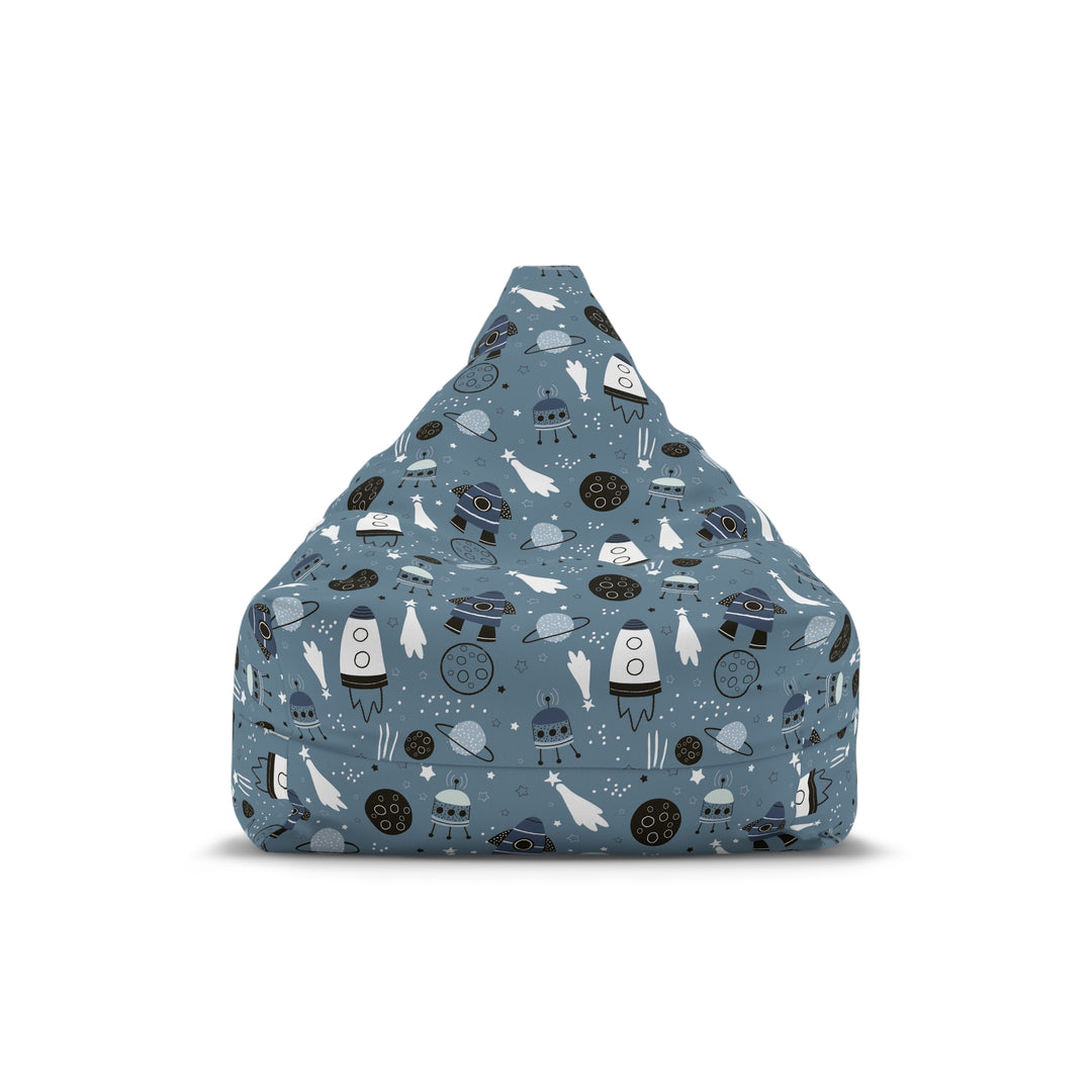 Space-Themed Kids Bean Bag Chair Cover