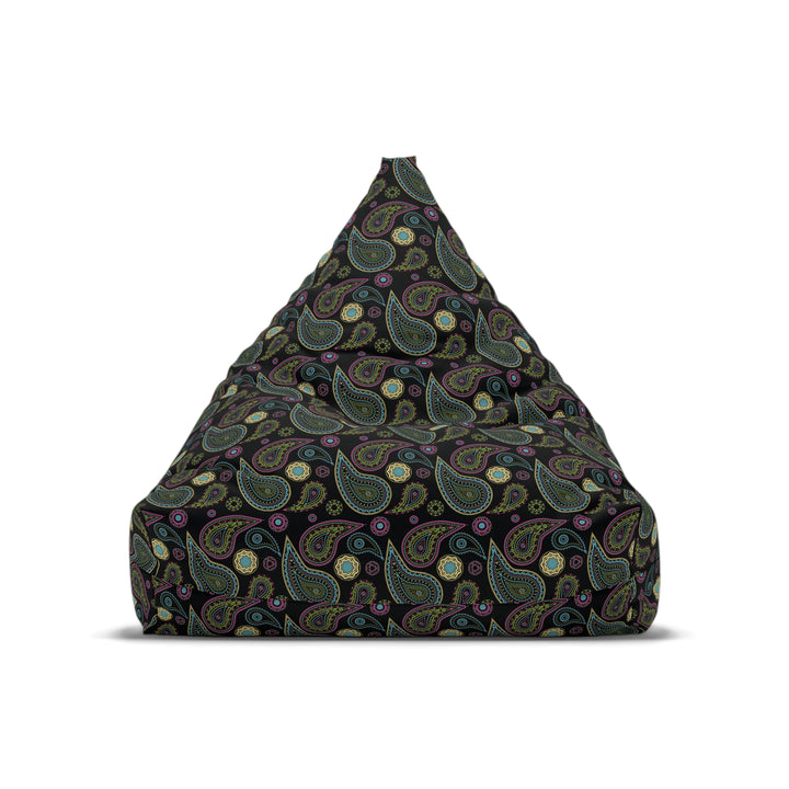 Boho Bloom - Midnight Paisley Bean Bag Chair Cover