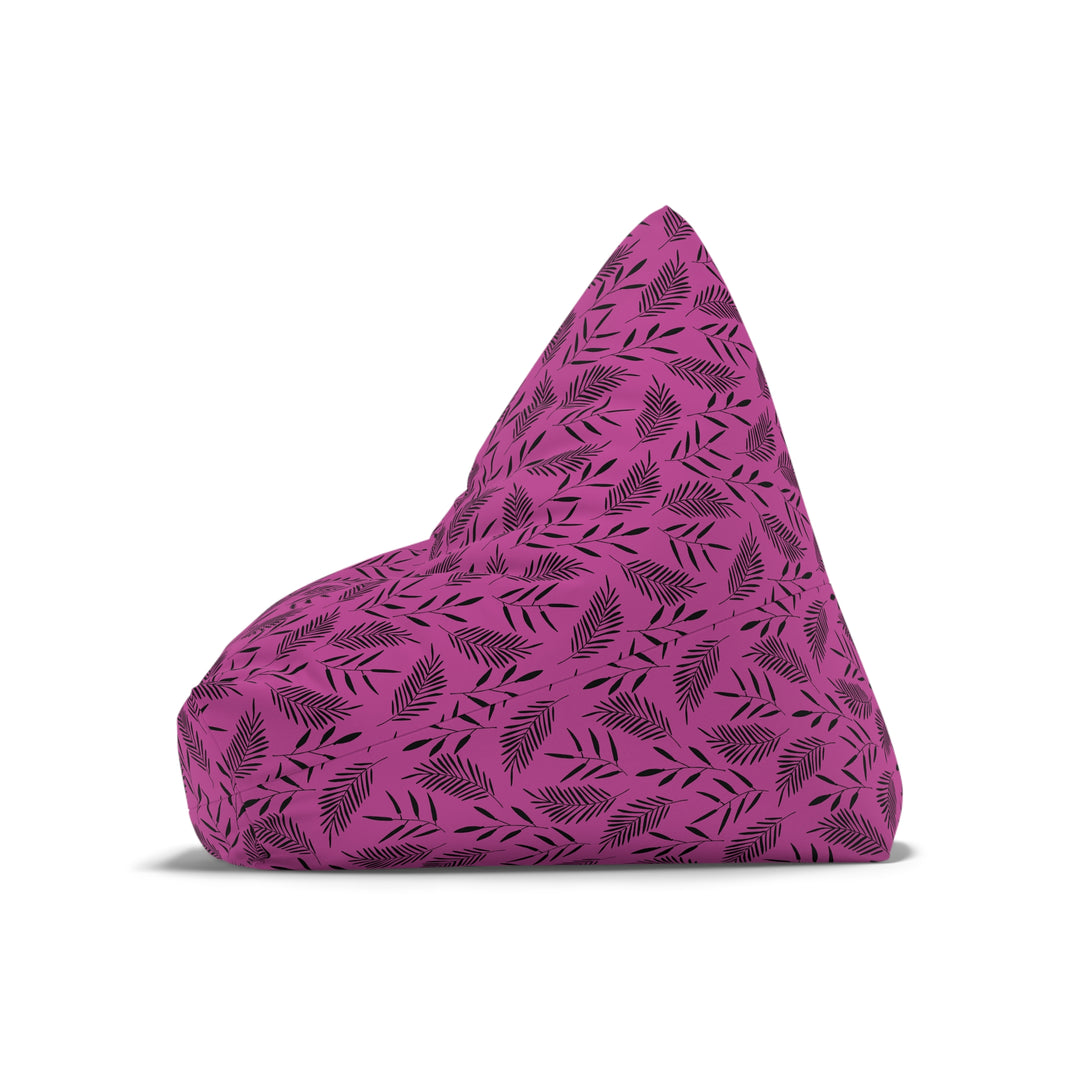 Tropic Blush – Pink & Black Bean Bag Chair Cover