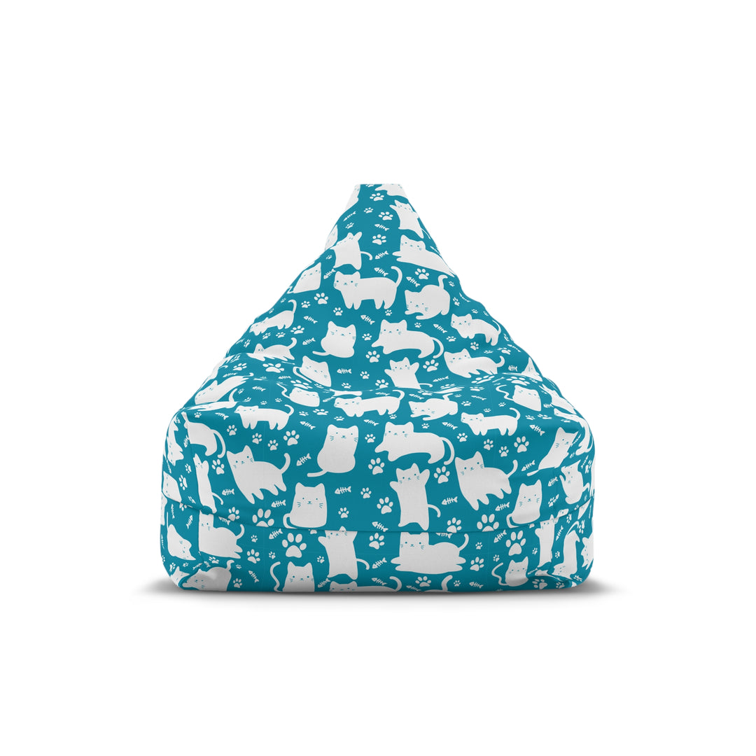 Paws & Pounce - Playful Cats, Teal