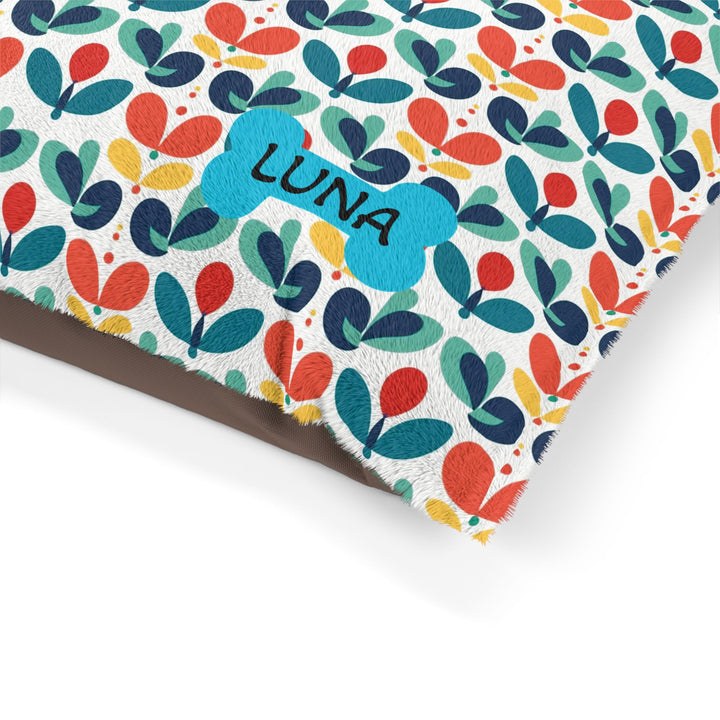 Nordic Bloom Dog Bed