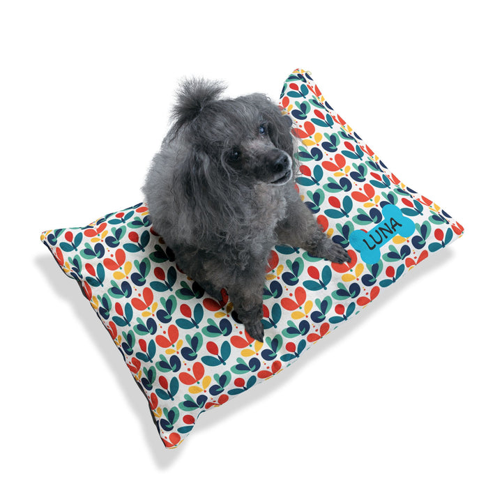 Nordic Bloom Dog Bed